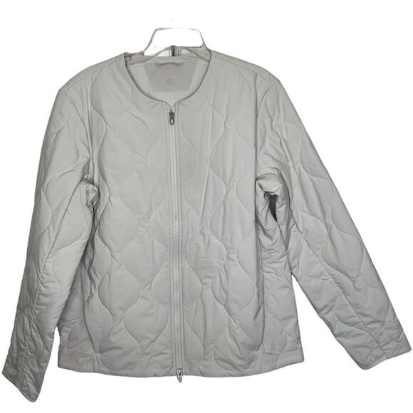 Lululemon Men’s Cream New Year Quilted Light Insulation Jacket Medium - Picture 2 of 16